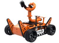 全地形消防滅火機器人【輪式履帶擺臂】 (第1代，升降云臺及氣體二合一探測裝置+語音控制