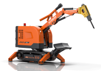 破拆機器人（音視頻傳輸、環(huán)境氣體探測+配備破碎錘、圓盤鋸、液壓剪、夾抓裝置等屬具，具有破拆、切割、剪切、抓取等功能）