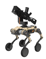 武裝打擊輪足機器狗 （輪足，第3代，武器站、系統平臺）
